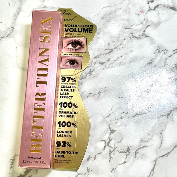 Too Faced Better Than Sex Volumizing Mascara NIB - Picture 14 of 16